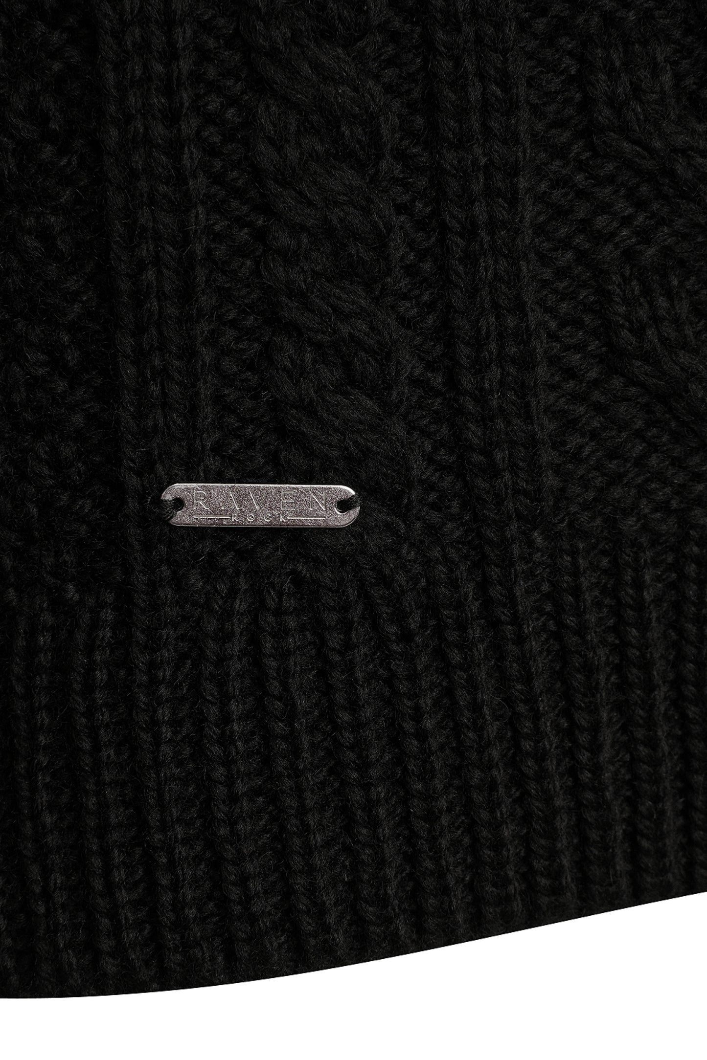 Black Aran Jumper