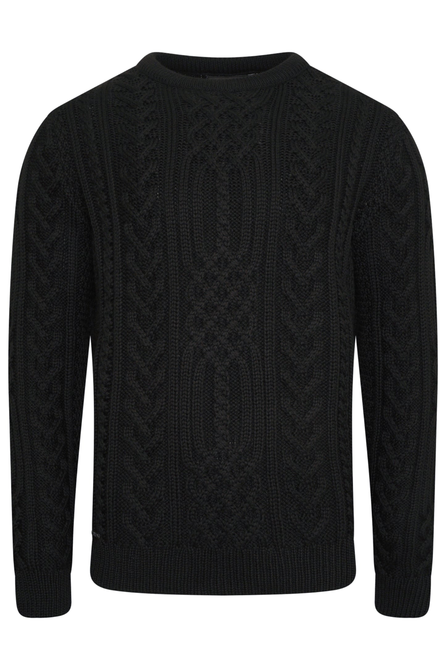 Black Aran Jumper