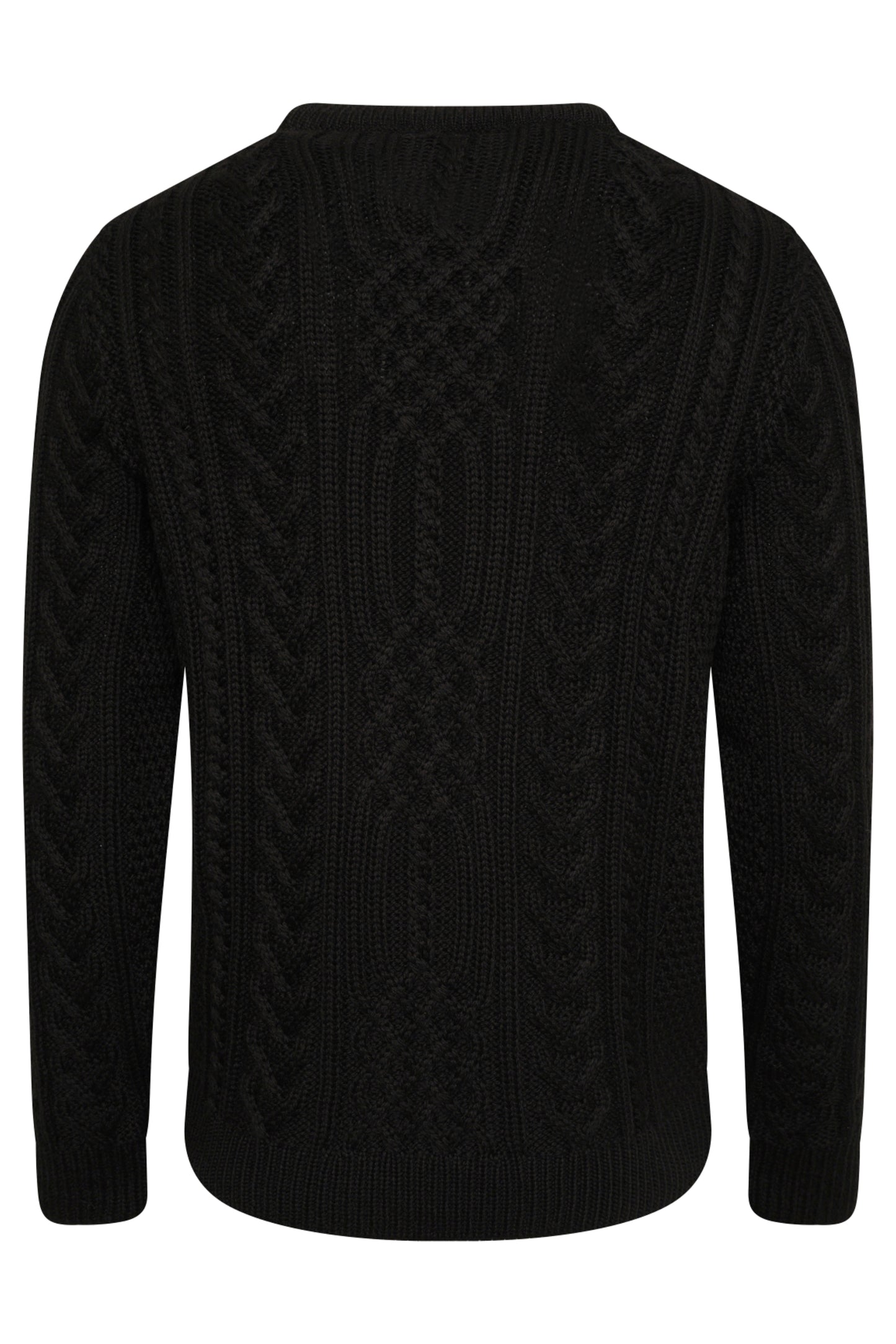 Black Aran Jumper