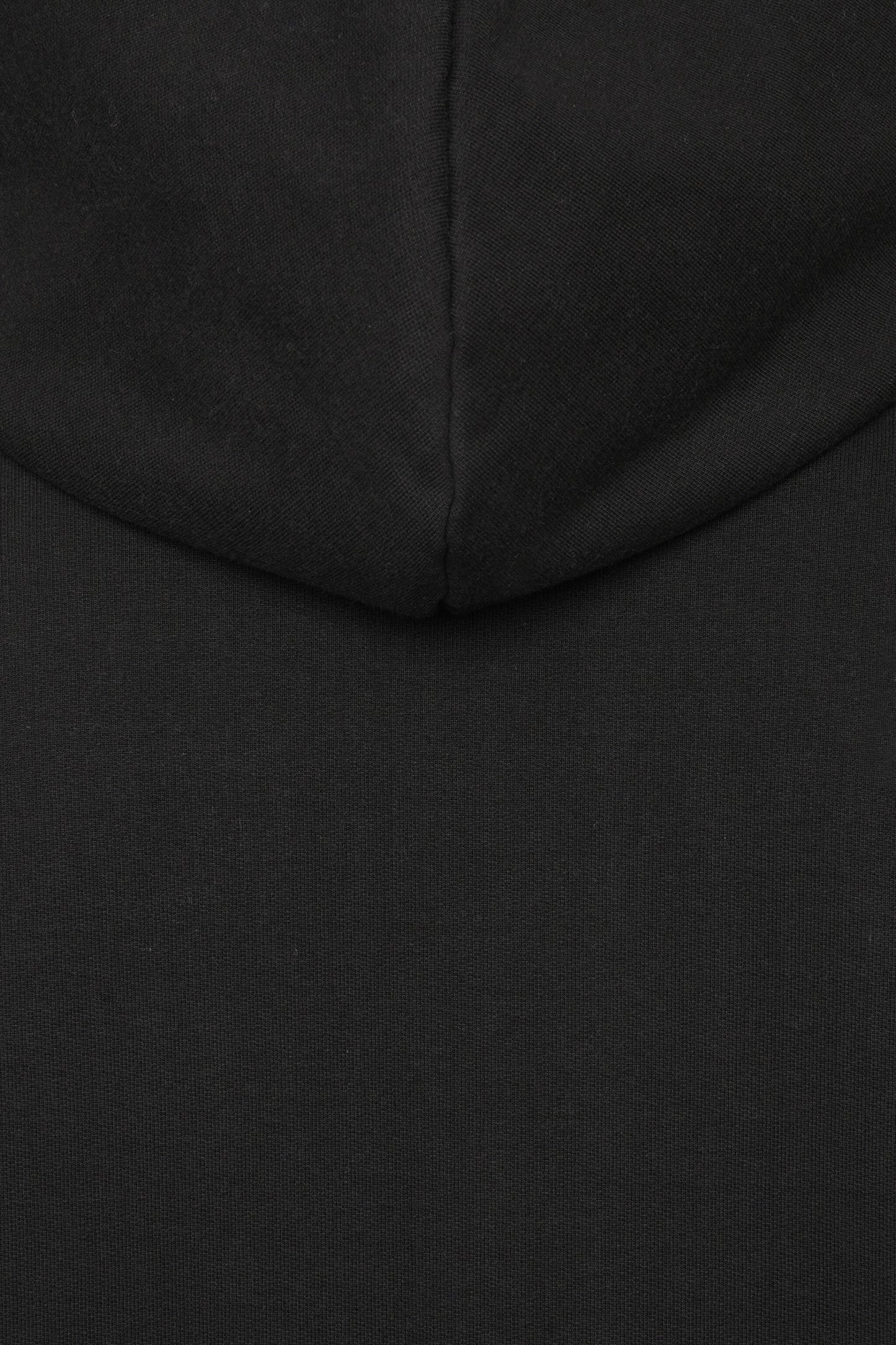 Logo-Embroidered Black Hoodie