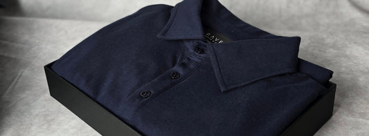 Navy Jersey Polo