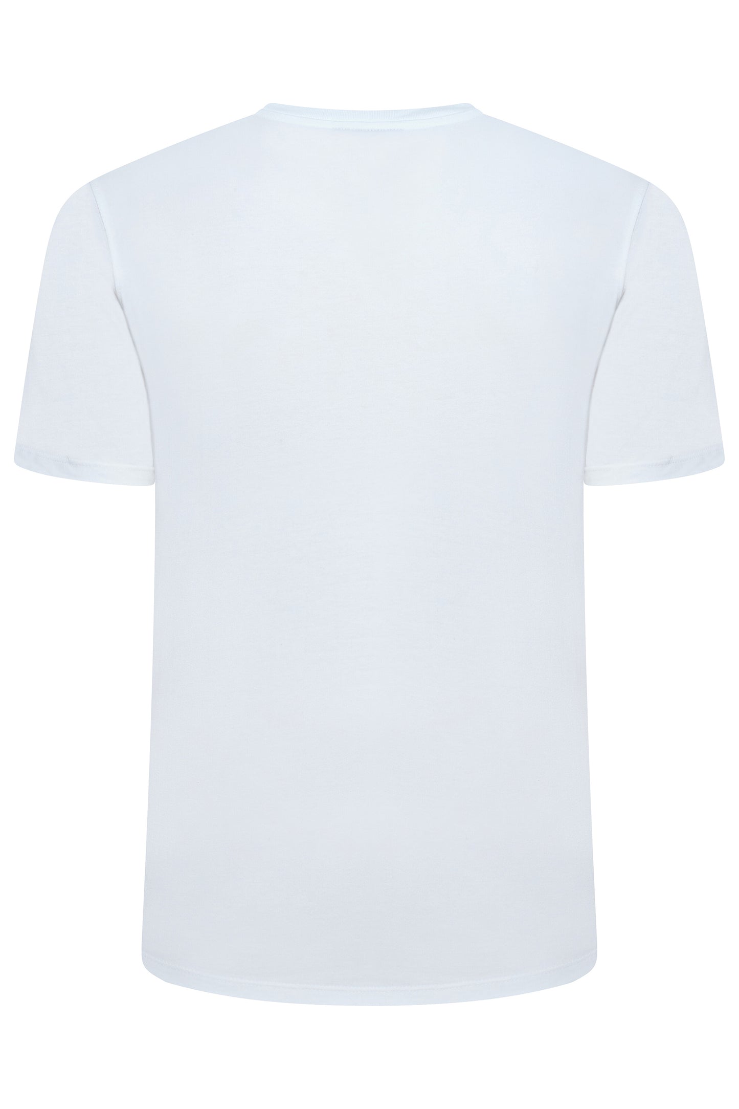 Plain white t-shirt on a white background