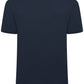 back of navy blue t-shirt