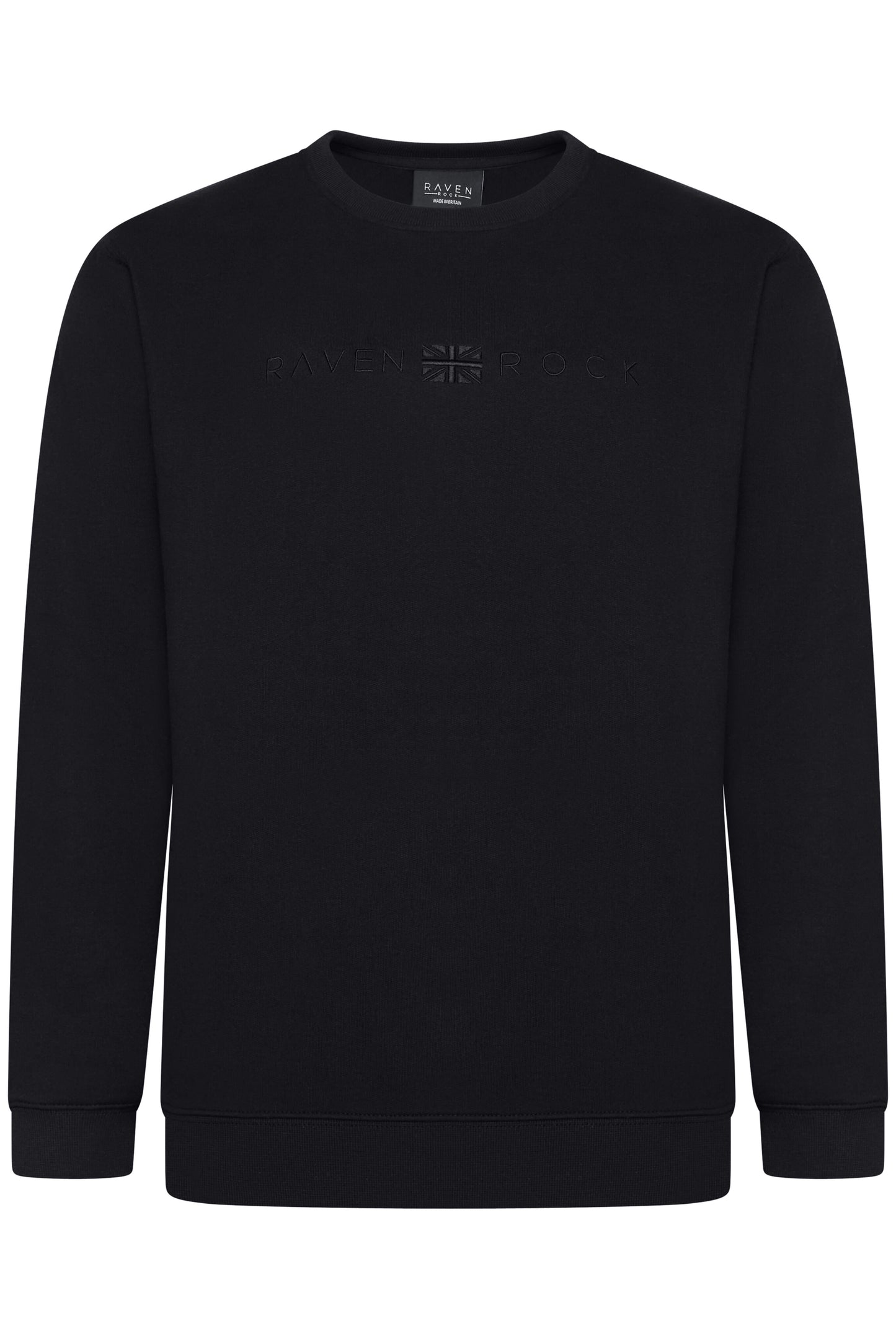 Embroidered Black Sweatshirt