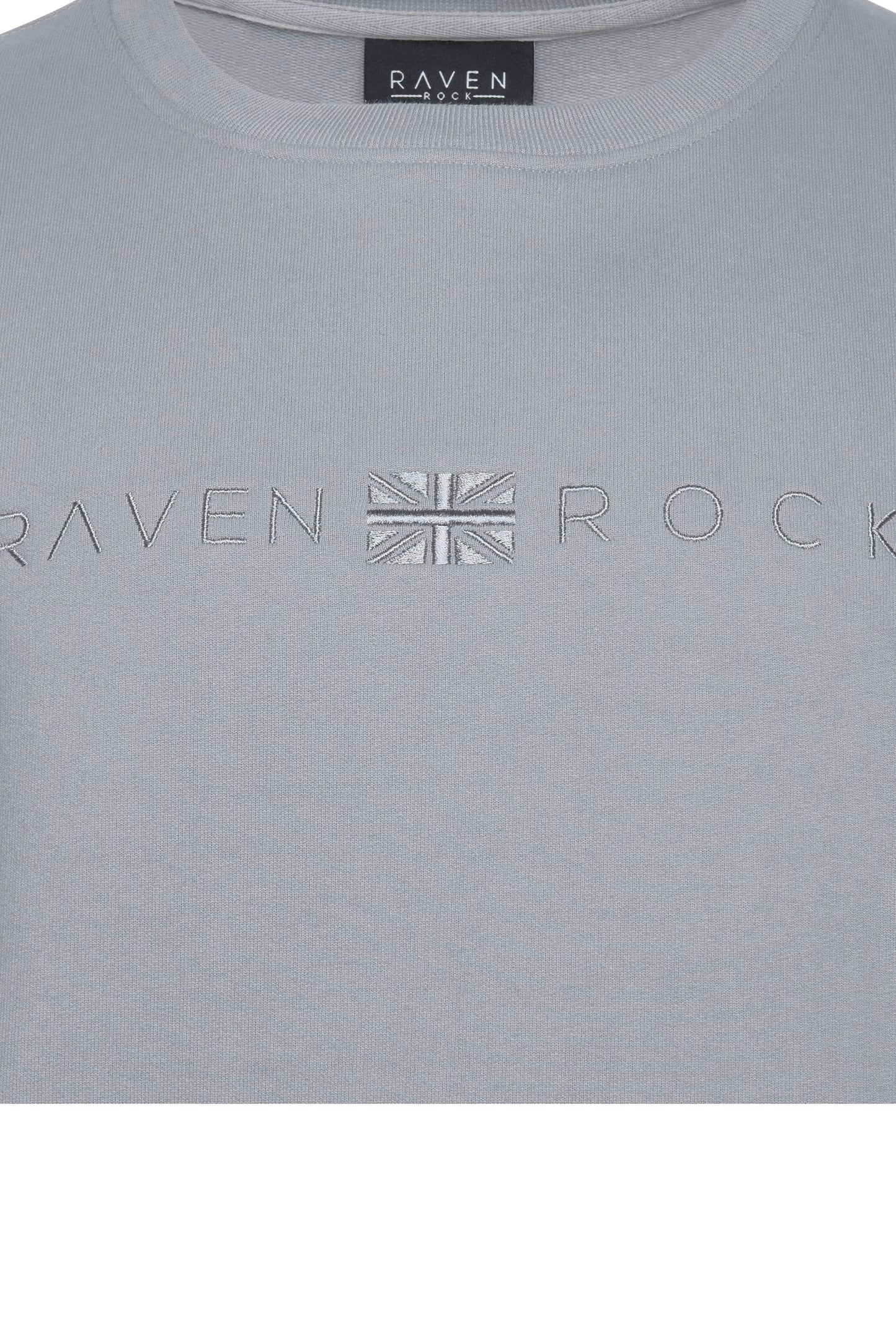 Embroidered Grey Sweatshirt