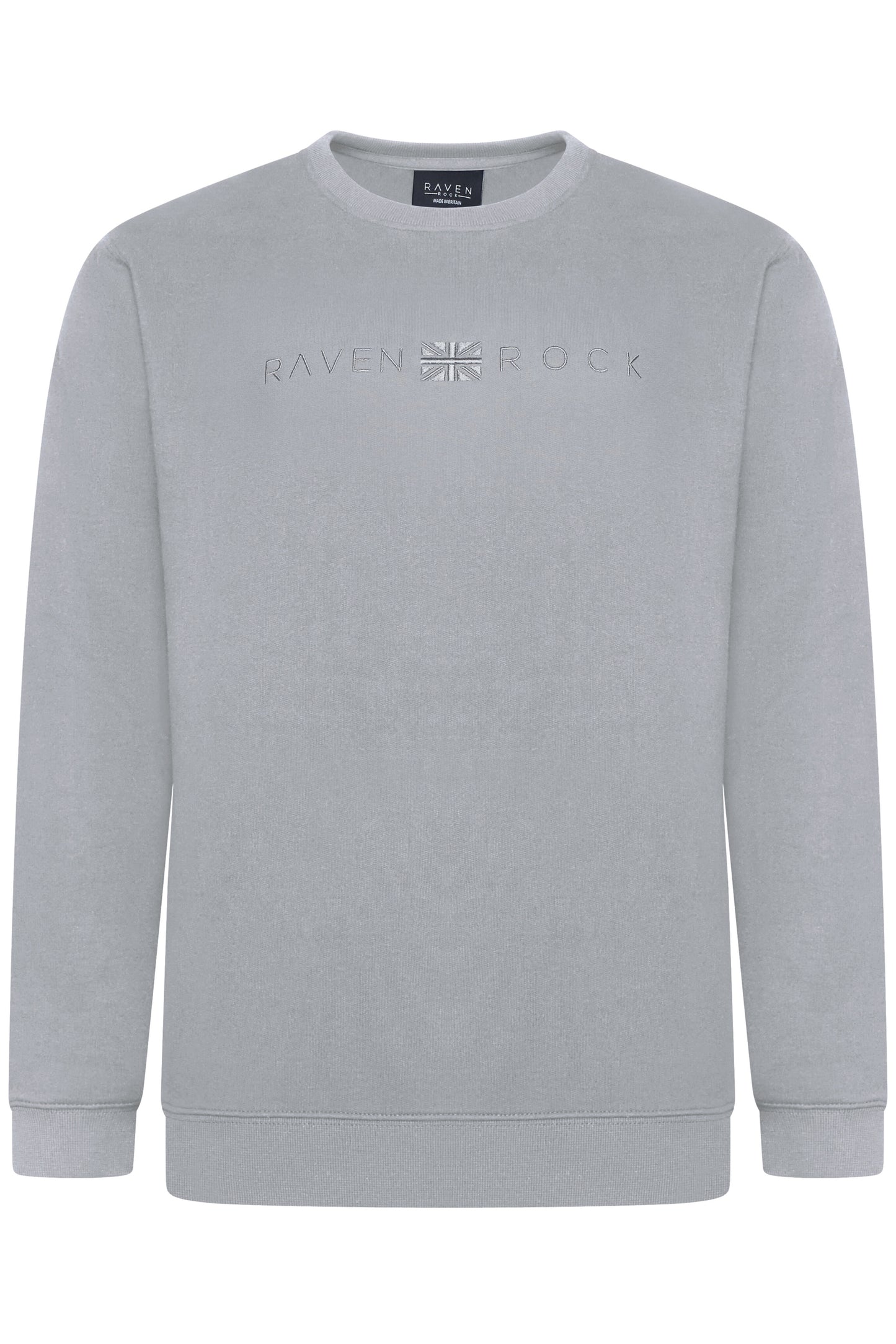 Embroidered Grey Sweatshirt
