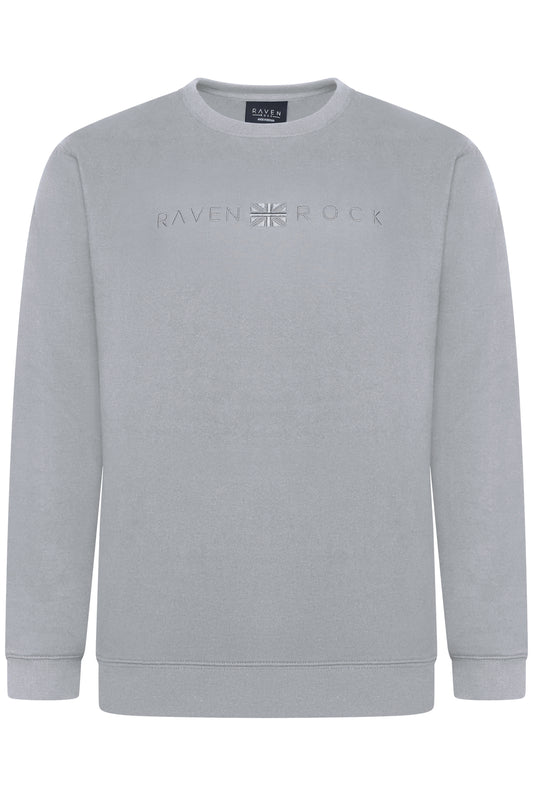 Embroidered Grey Sweatshirt
