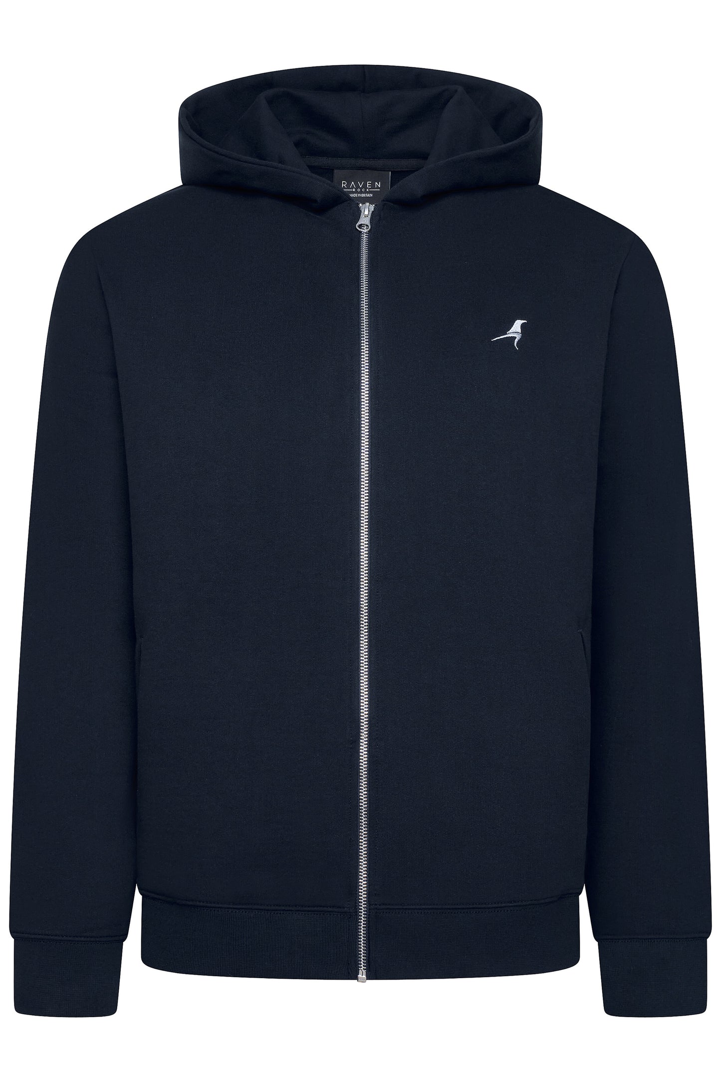 Navy Zip Hoodie