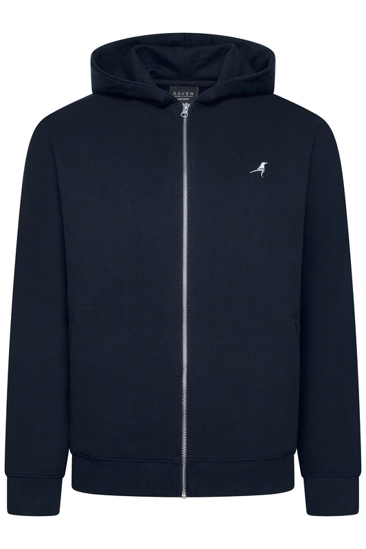 Navy Zip Hoodie