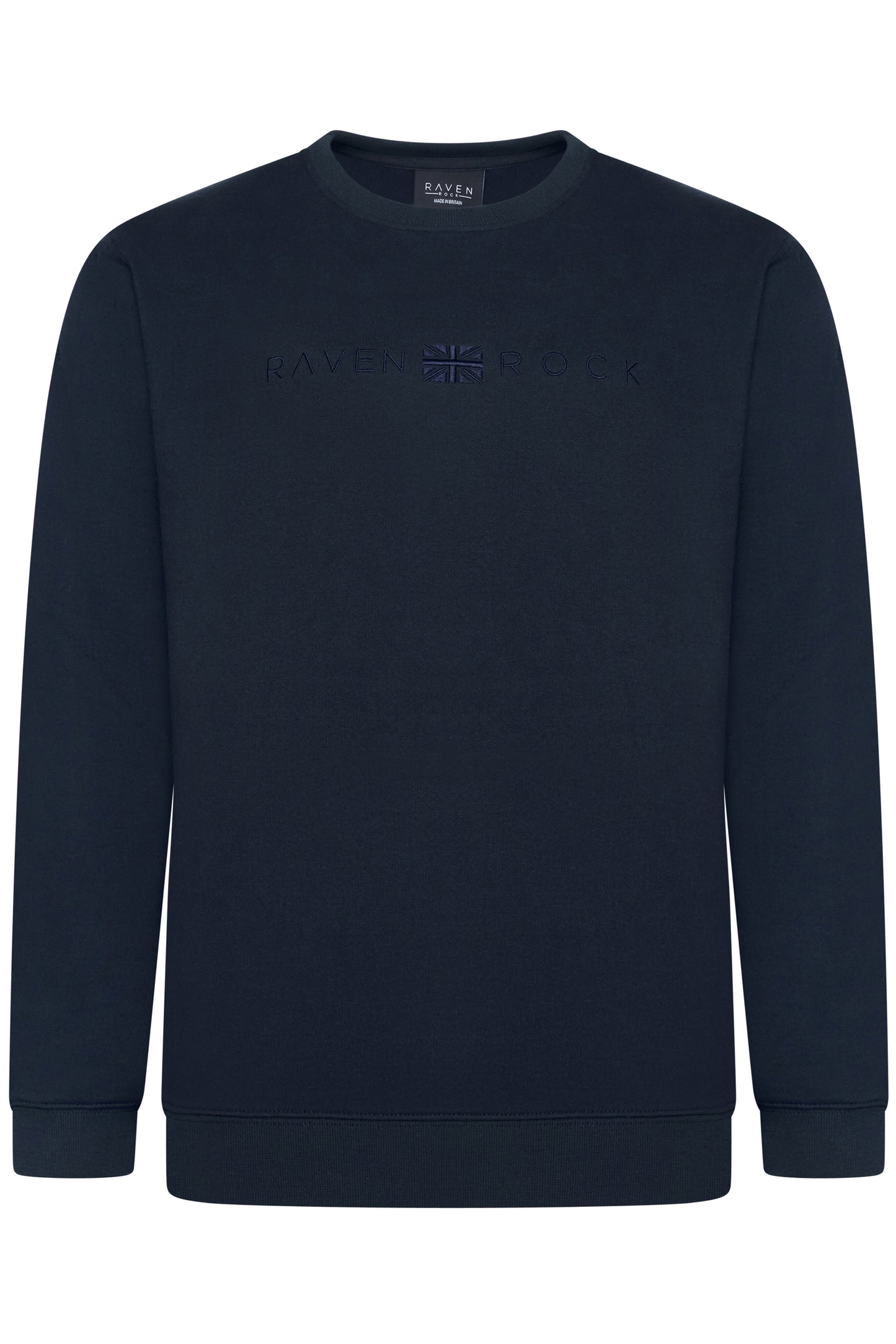 Embroidered Navy Sweatshirt