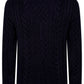 Dark Navy Aran Jumper