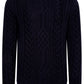 Dark Navy Aran Jumper