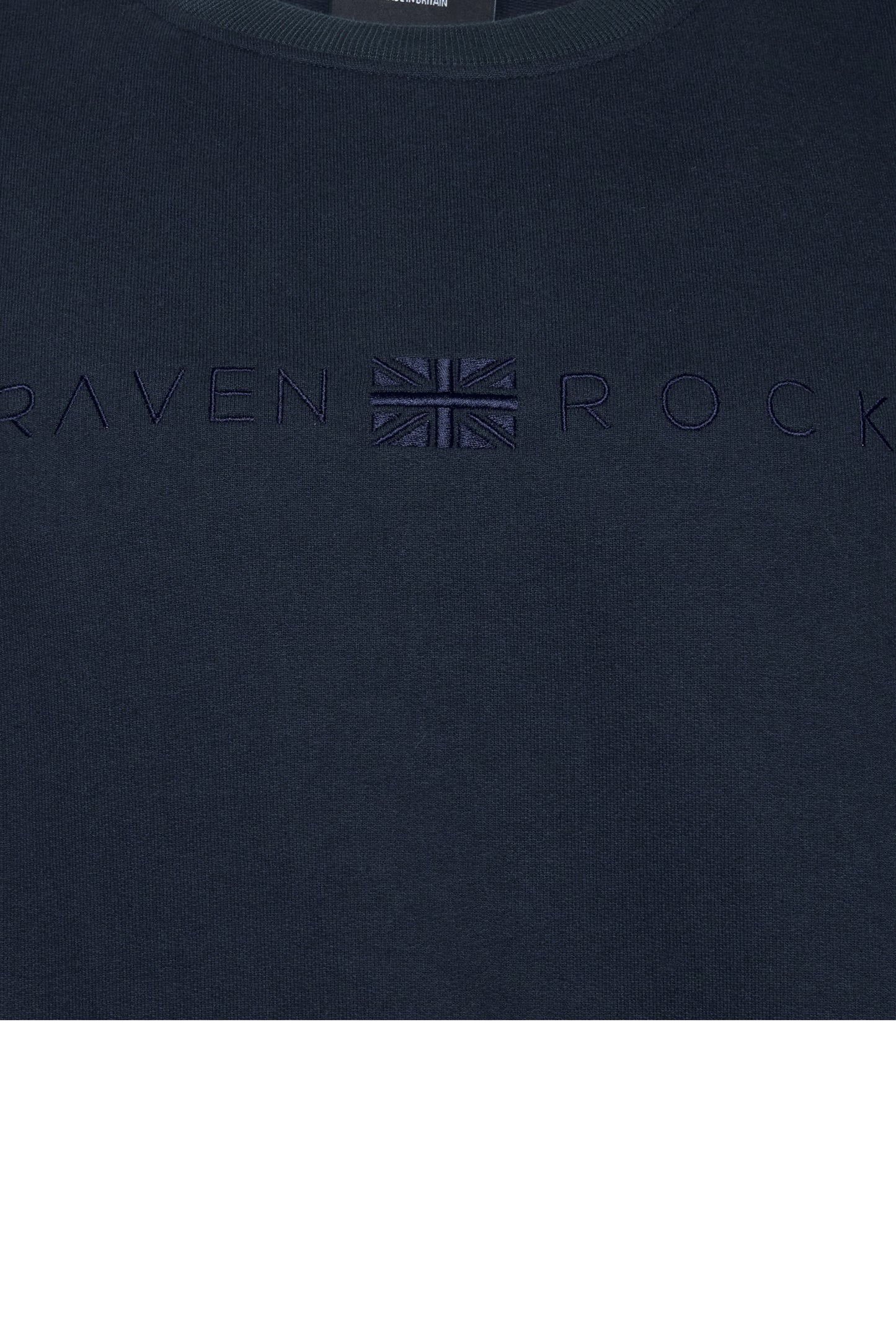 Embroidered Navy Sweatshirt