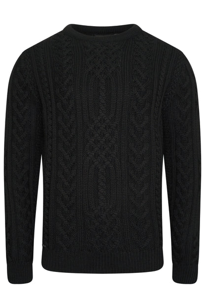 Black Aran Jumper