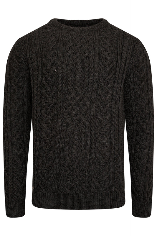 Grey Aran Jumper