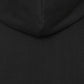 Logo-Embroidered Black Hoodie